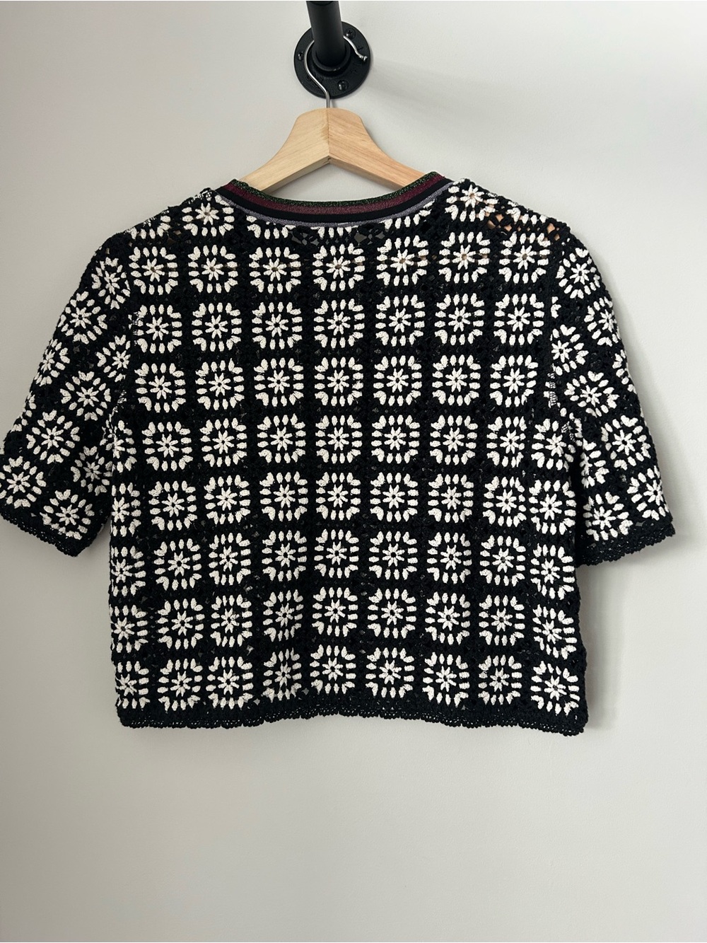 D’zzit Crochet Short-Sleeve Top - Picture 2 of 4